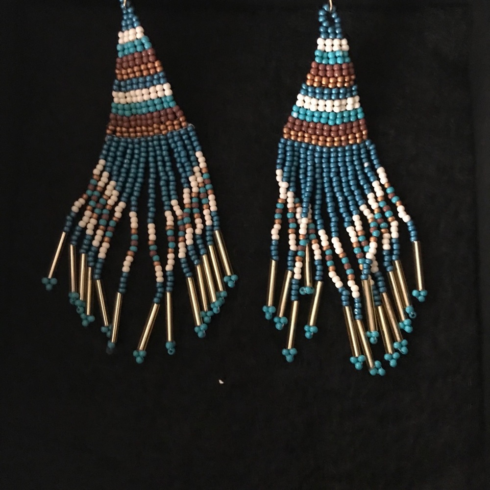 Beautiful colorful earrings